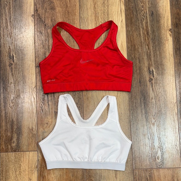 Nike Other - Nike Red and White Sports Bras